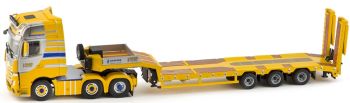 IMC32-0023 - MERCEDES BENZ Actros 2 Gigaspace 6x2 HAVECON avec semi porte engins NICOLAS Euroflex 3 essieux