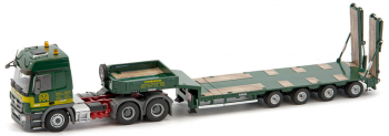 IMC33-0010 - MERCEDES Actros L 6x4 de la société THOMEN avec remorque porte engins GOLDHOFER extensible