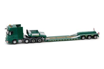 IMC33-0013 - MERCEDES Actros v8 8x4 avec remorque surbaissée 3 essieux GOLDHOFER