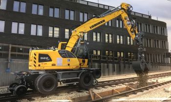 NZG1011 - Pelle LIEBHERR A922 Rail