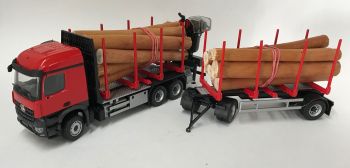 CON78233/0 - MERCEDES-BENZ Arocs porteur grumier avec remorque porte grume