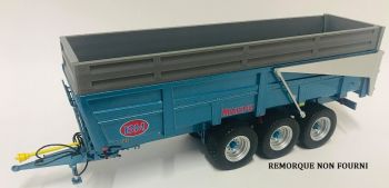 IP20 - Kit de réhausse ensilage pour MAUPU 3 Essieux - Gris - La benne n'est pas fournie