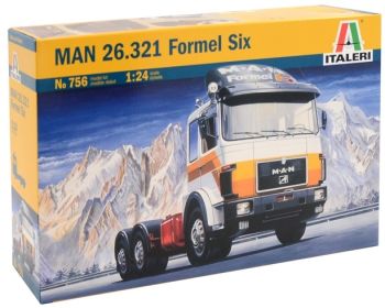 ITA756 - MAN 26.321 Formel Six 6x4 maquette à monter et à peindre
