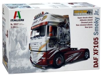 ITA3917 - DAF XF 105  Smoky Jr. 4x2 Show Truck maquette à monter et à peindre