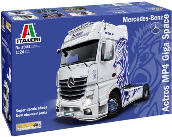 ITA3935 - MERCEDES Actros MP4 Giga Space 4x2 à assembler et à peindre