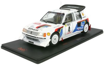 IXO18RMC049B - PEUGEOT 205 T16 Evolution 2 #4 rallye Monté Carlo 1986 J.Kankkunen / J.Piironen