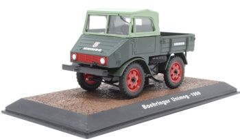 IXO7517007 - UNIMOG Boehringer 1950 plateau cabine bâchée