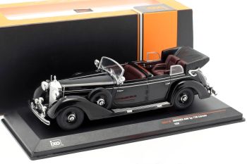 IXOCLC317N - MERCEDES BENZ Typ 770K 1938 cabriolet ouvert noir