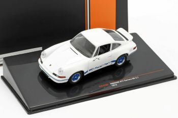 IXOCLC320N - PORSCHE 911 Carrera RS 2.7 1973 blanche jantes bleues
