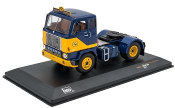IXOTR034 - VOLVO F88 4x2 1971 bleu et jaune transport ASG