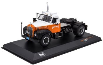 IXOTR053 - MACK B 61 1953 Laporte 4x2 orange et blanc chassis noir