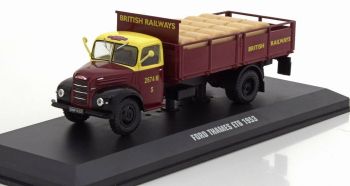 IXOTRU018 - FORD Thames ET6 British Railways 1953 porteur plateau avec chargement