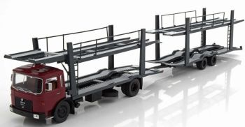 IXOTTRX007 - MAN Diesel porteur 4x2 porte voitures avec remorque