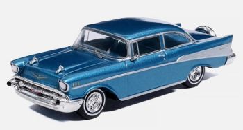 IXO-IA64021 - CHEVROLET Bel-Air Sedan 1957 Bleu sous blister