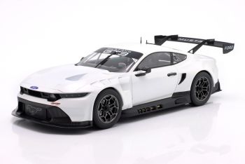IXO-LEGTMUS-LM24WHT - FORD Mustang GT3 Racing SPEC Version Plain Body 2024 Blanc