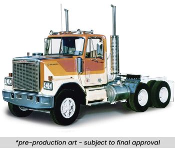 IXO-U64TR013 - GMC General 6x4 1980 Orange / Jaune et beige