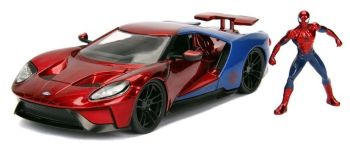 JAD99725 - FORD GT 2017 Marvel Spider-Man avec figurine incluse