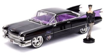 JAD253255006 - CADILLAC Coupé Deville 1959 DC Comics Catwoman avec figurine incluses