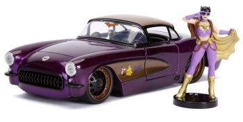 JAD253255007 - CHEVROLET Corvette 1957 Batgirl avec figurine incluse