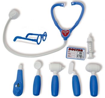 JAM460271 - Coffret médecin avec accessoires Bleu
