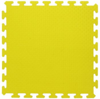 JAM460418 - 4 Tapis puzzle Jaune - 50 x 50 cm