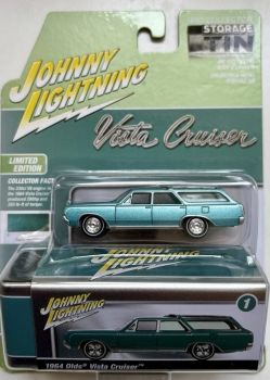 JLCT016A-A - OLDS Vista Cruiser 1964 bleu de la série COLLECTOR TINS 2025 sous blister