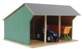 KID610192 - Petit Hangar pour matériel Dimensions: 45 x 28 x 22 cm