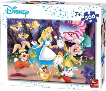 KING55914 - Puzzle 500 Pièces Alice aux pays des merveilles
