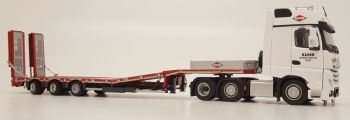MAR9401129 - Mercedes actros et porte engin KUHN DEMO TRUCK - Limitée 200pcs