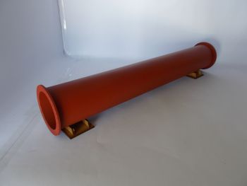 LAD008 - Tuyau à brides avec protection antirouille Longueur:350mm