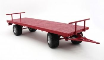 MARLEG007R - Plateau à paille 2 Essieux Rouge