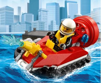 LEG60106 - Ensemble de démarrage pompiers avec personnages et accessoires - 90 Pièces