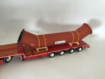 LKW1015 - Tuyau double brides coudé avec protection antirouille Longueur:200mm