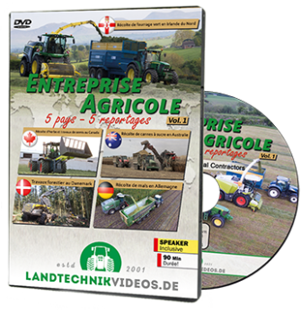 DVD410813 - DVD Entreprise Agricole - 5 Pays (CANADA, AUSTRALIE, DANEMARK, ALLEMAGNE, IRLANDE DU NORD)