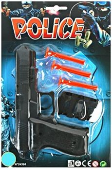 LPB24386 - Pistolet de 17 cm avec 3 fléchettes