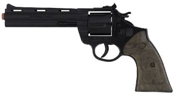 LPE50/123 - Jouet - Pistolet métal 12 coups 25 cm