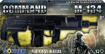 LPE51/1340 - Jouet -Mitraillette en Métal Mafia - 46 cm