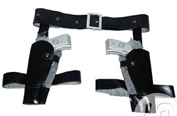 LPE51158 - Ceinture de police avec 2 holsters et 2 pistolets