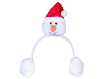 Chauffe oreilles Bonhomme de neige pour enfant