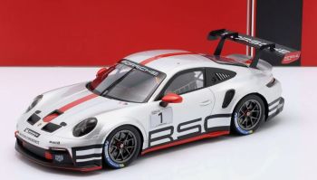 IXO-LEGT18-23CUP005 - PORSCHE 911 GT3 Cup Track Expérience 2023 Argent et rouge