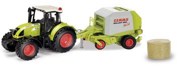 HER84184017 - CLAAS Arion 540 avec Round Baller CLAAS Rolland 250