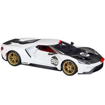 BUR41165 - FORD GT #98 Héritage Collection 2018 blanche et noire