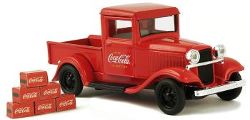 MCITY443743 - FORD A pick-up 1934 COCA COLA avec 6 caisses à boissons