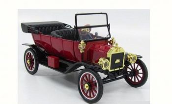 MCITY88141 - FORD T Roadster cabriolet rouge 1915