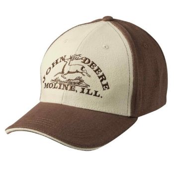 MCJ099399090 - Casquette JOHN DEERE Farmer Marron et beige