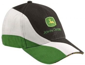 MCJ099399113 - Casquette JOHN DEERE Noire blanche et verte