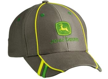 MCJ099399132 - Casquette JOHN DEERE Grise , jaune et verte