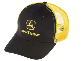 MCJ099399152 - Casquette Maille JOHN DEERE - Noire et jaune