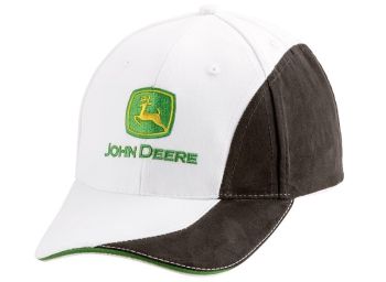 MCJ099399157 - Casquette Bicolore JOHN DEERE - Blanche et noire