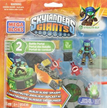 MEGA95436 - Portail de Combat SKYLANDERS SWAP FORCE Série 2 18 Pièces - STEALTH ELF